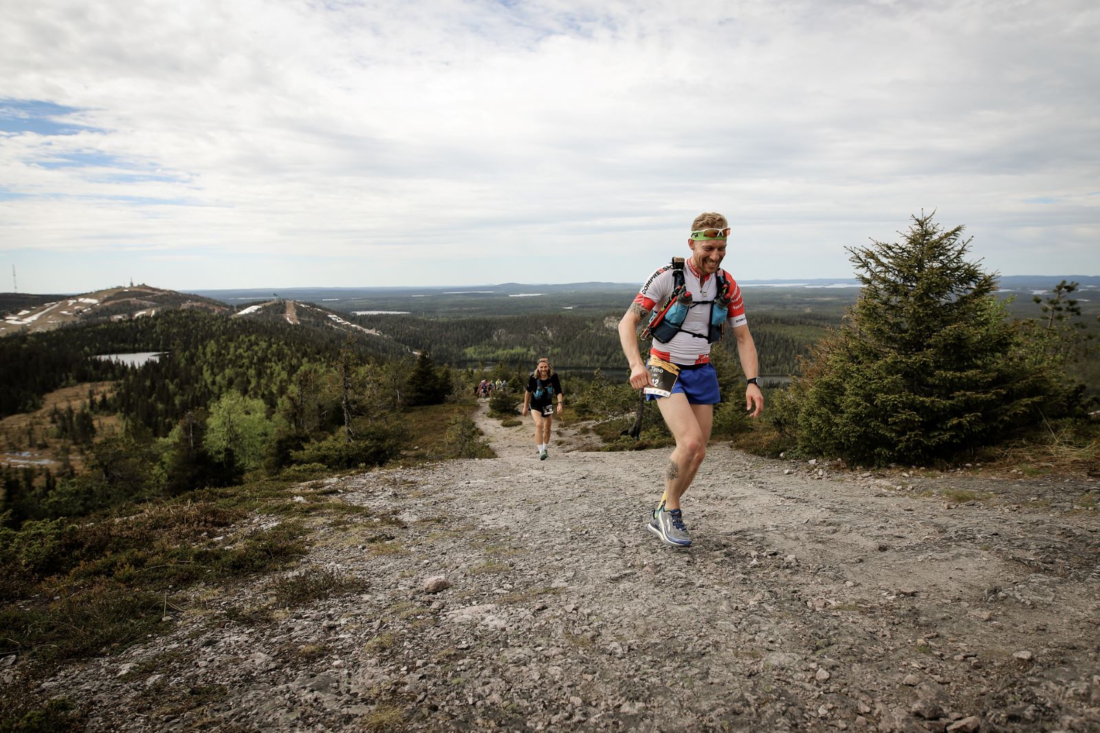 Teilnehmer des NUTS Karhunkierros Trailrunning-Events.