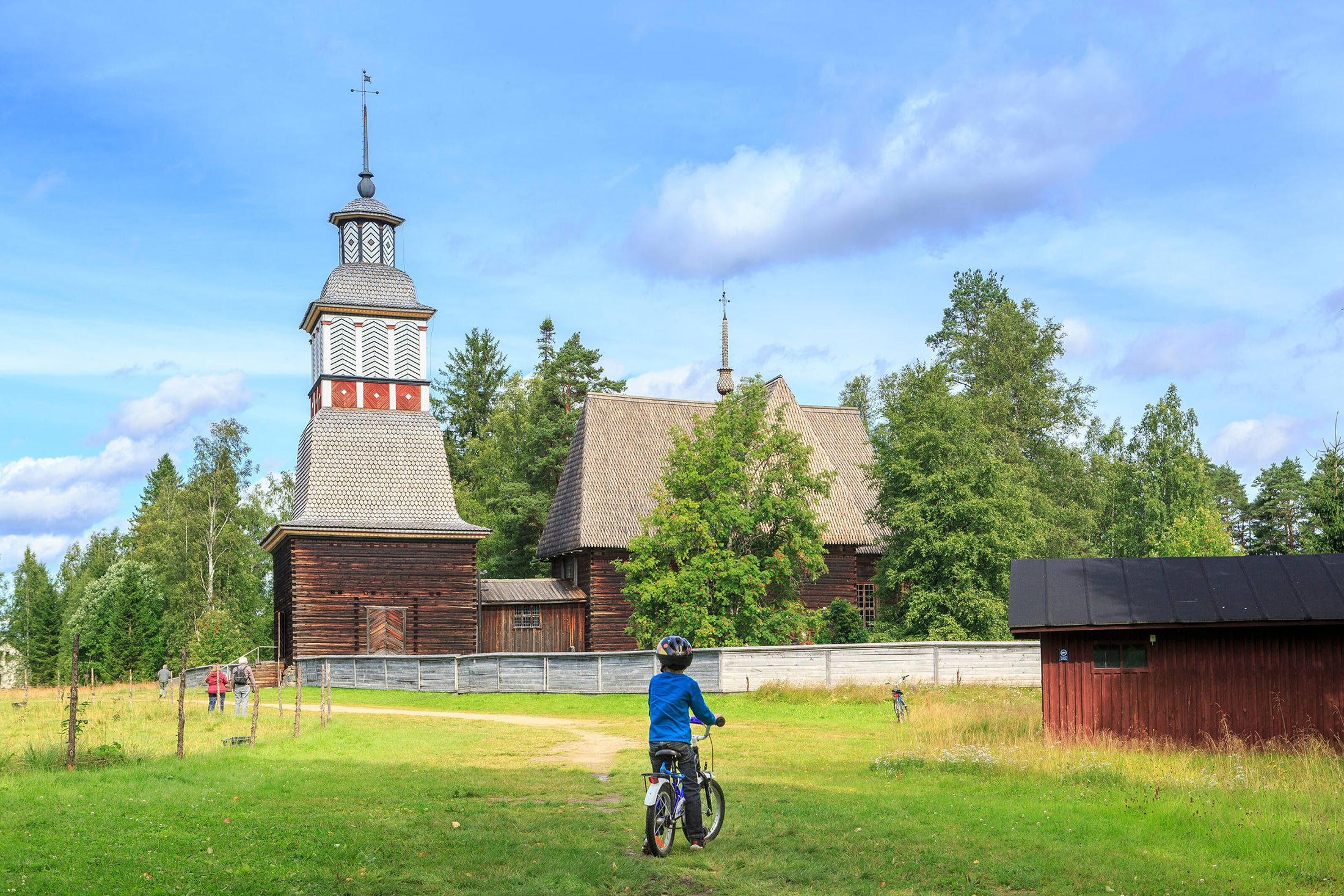 Die Holzkirche Petäjävesi, ein UNESCO-Weltkulturerbe in der Nähe von Jyväskylä. - Tero Takalo-Eskola